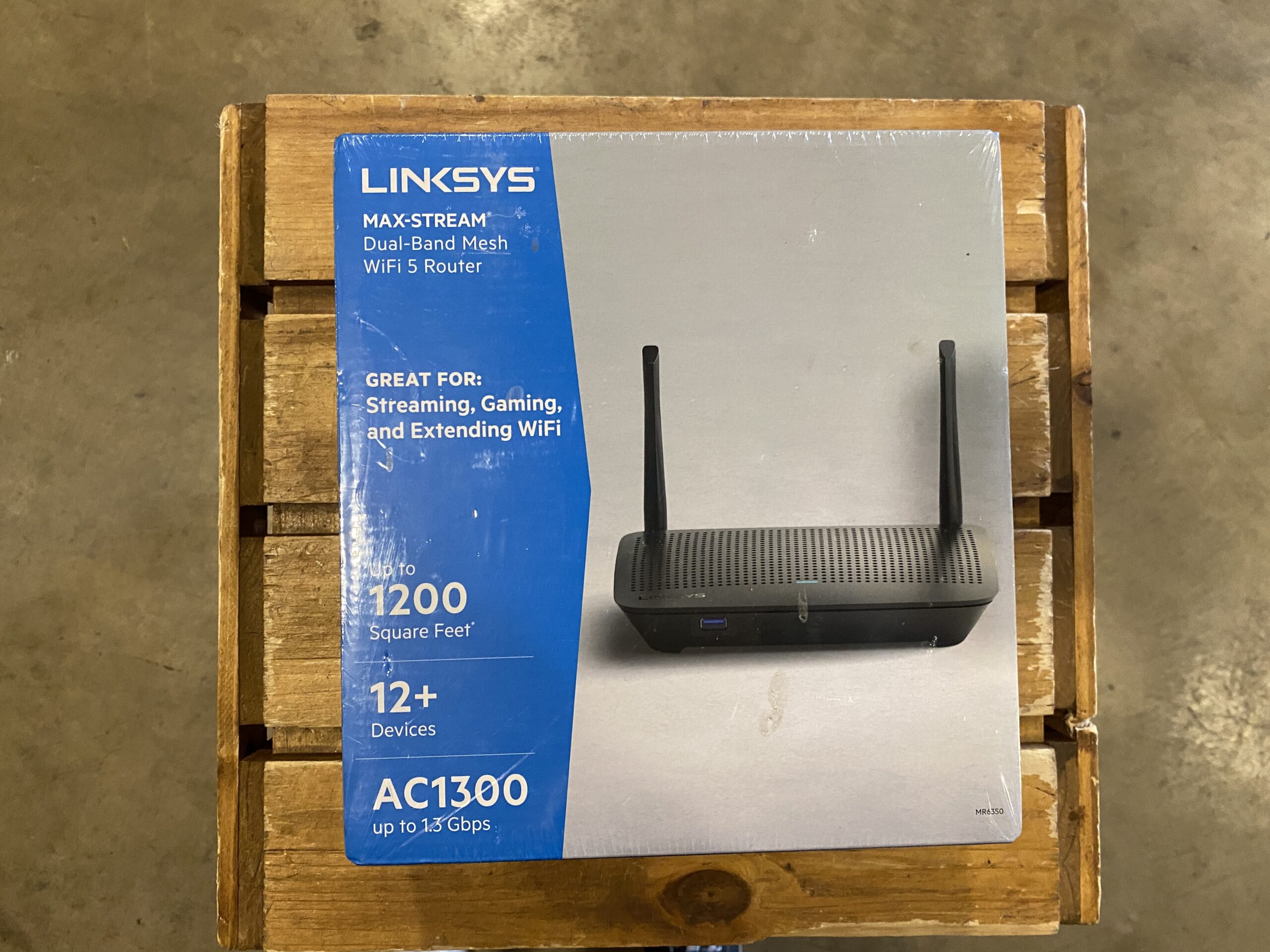 NEW! LINKSYS Max-Stream Dual-Band Mesh WiFi 5 Router