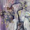 "Oriental Touch" by Jean Munro - Purple Flowers