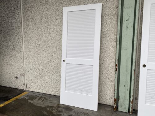 NEW! White Interior Louver Door, 32x80