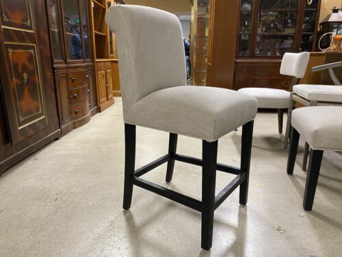 Cream Fabric Barstool
