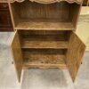 Tall Oak Finish Bookcase with Lighting and Storage