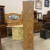 Tall Oak Finish Bookcase with Lighting and Storage