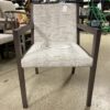 Fabric Upholstered - Metal Arm Side Chair