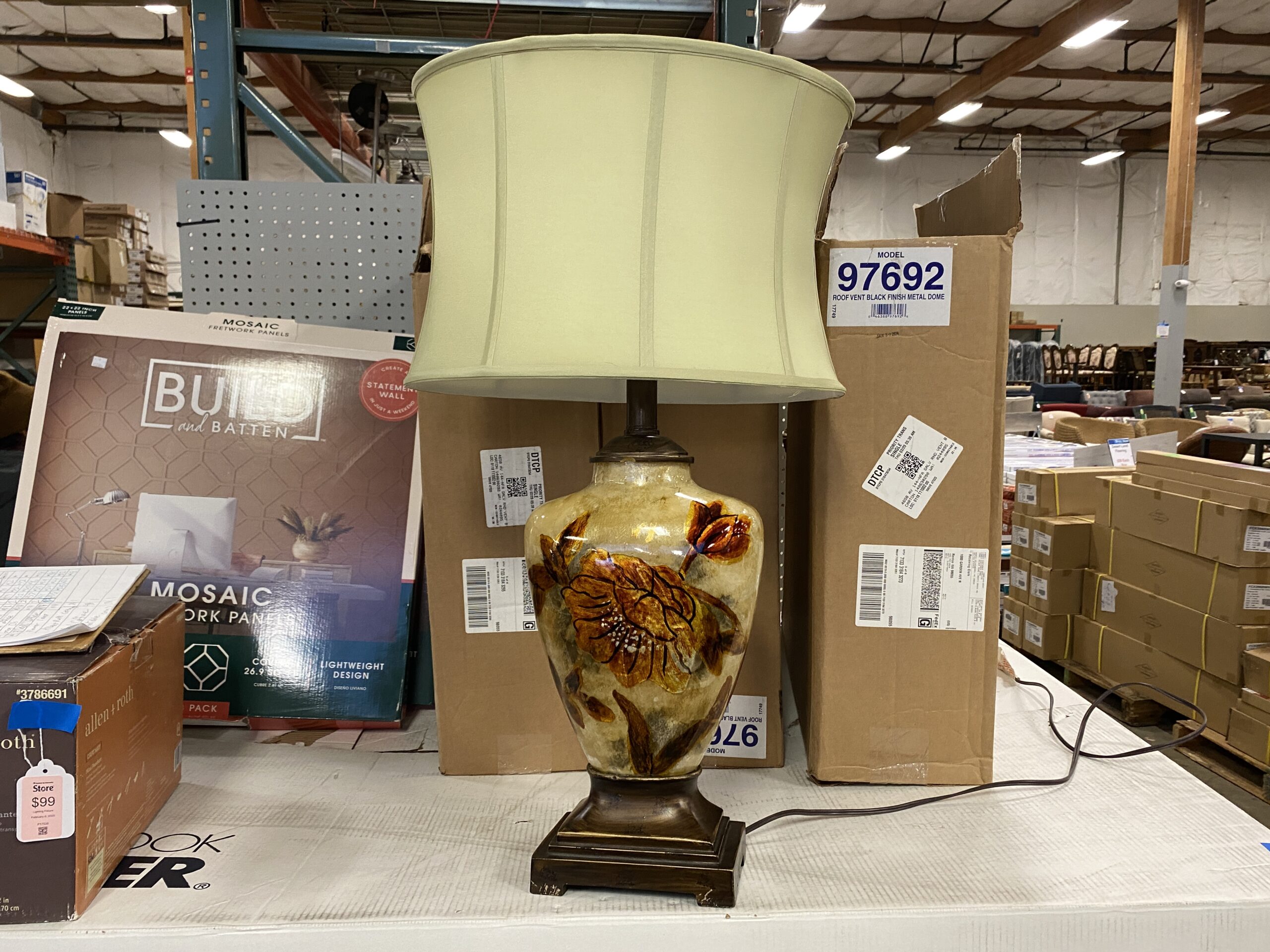 Habitat brass lamp clearance