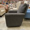 Stormy Grey Basic Rocking Swivel Chair