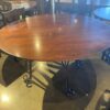 Rich Thin Wood Round Dining Table