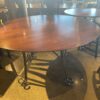 Rich Thin Wood Round Dining Table