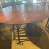 Rich Thin Wood Round Dining Table