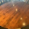 Rich Thin Wood Round Dining Table