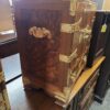 Stunning Chinoiserie Nightstand W/ Brass Accents