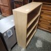 Compact Three Shelf Light Wood Bookcase