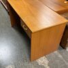 Teak Danish Modern Student Desk With Drawer