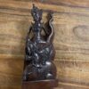Traditional Thai Wooden Warrior Statue