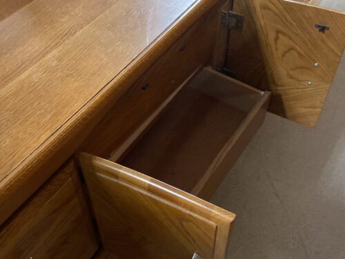 Light Brown 8 Drawer Dresser