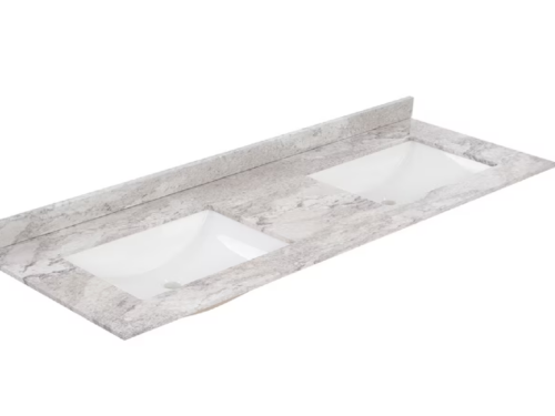 NEW! Style Selections Stone Effects Solstice Cultured Marble Vanity Top