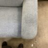 Extra Wide Powder Blue Wide Arm Sofa Chair