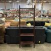 Red Wood 5 Tiered Leaning Ladder Bookshelf