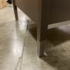 Deep Brown Based Creamy Marble Topped Cabinet