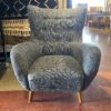 ARTICLE Mod 35" Lounge Chair in Blue Berry