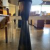 Tall Round Solid Wood Bistro Table