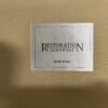 RESTORATION HARDWARE Double Arched Back Wheel Footed Sofa