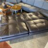 Modern Brown Convertible Sleeper Sofa