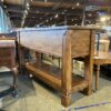 4-Drawer Oak Look Console Table