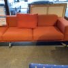 Expansive Orange Sectional w/ Ottoman