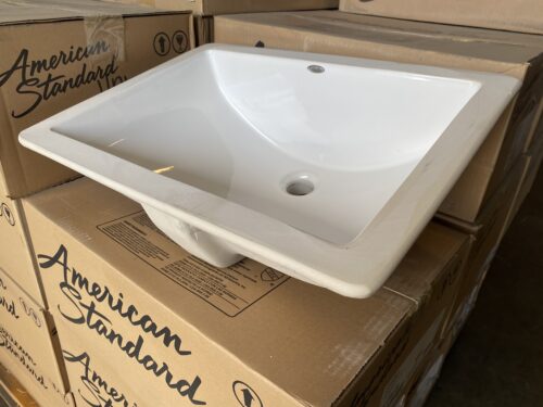 NEW! AMERICAN STANDARD Studio Undermount Bathroom Sink Model#0614000.020