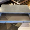 Blue-Grey Single Drawer Entry Table