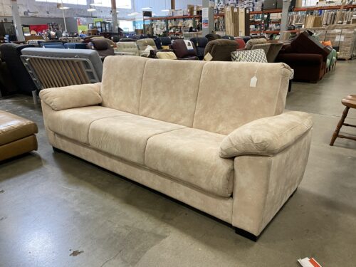 IKEA Dappled Cream Convertible Sofa Bed with Cover