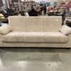 IKEA Dappled Cream Convertible Sofa Bed with Cover