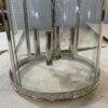 Glitter Rimmed Silver Lighting Fixture