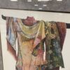 Galaxy and Gold Foil Kimono Art Print