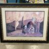"Abstraction of Farm Life" Gold Framed Art Print