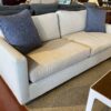 Clean-Lined Off White 3-Seater Sofa
