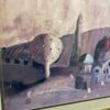 "Abstraction of Farm Life" Gold Framed Art Print