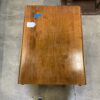 Vintage Look Oak End Table with Drop Down Leaves