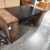 Rustic Two Tone Wooden Desk