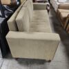 Light Green Three Seat Sofa with Tufted Cushion