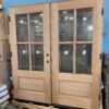 NEW! Mahogany 4 Lite Double Door 72" X 80" (Southcenter Store)