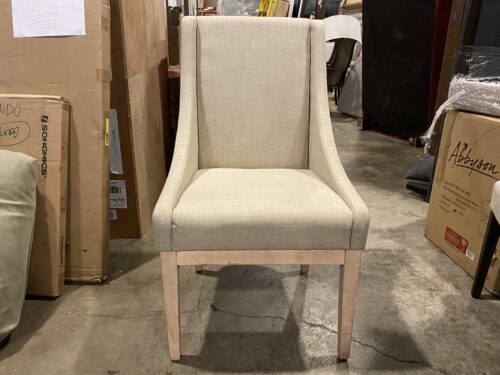 NEW PACIFIC Tan W/ Blonde Leg Dining Chair