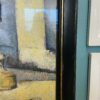 Large Vase Floral Painting in Black and Gold Frame