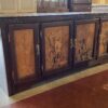 Asian Inspired Foliage Carved Buffet