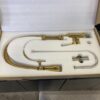 NEW IN BOX! KUNMAI Gold Kitchen Faucet with Pull-Down Sprayer