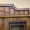 Tiki-inspired Powered Glass Cabinet