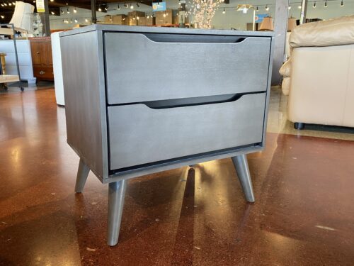 FURNITUREOFAMERIA Belkor Mid-Century 2-Drawer Nightstand