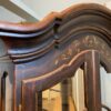 Dark Elegant Glass Door Display Case