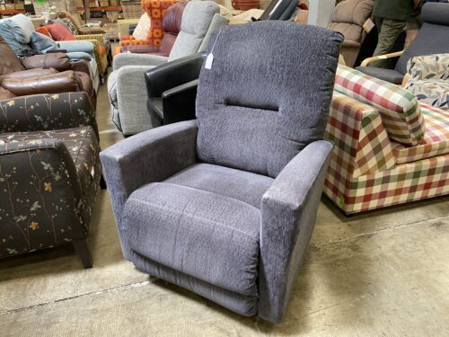 LA-Z-BOY Dark Grey Fabric Rocking Manual Recliner