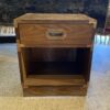 1-Drawer Campaign Style Nightstand